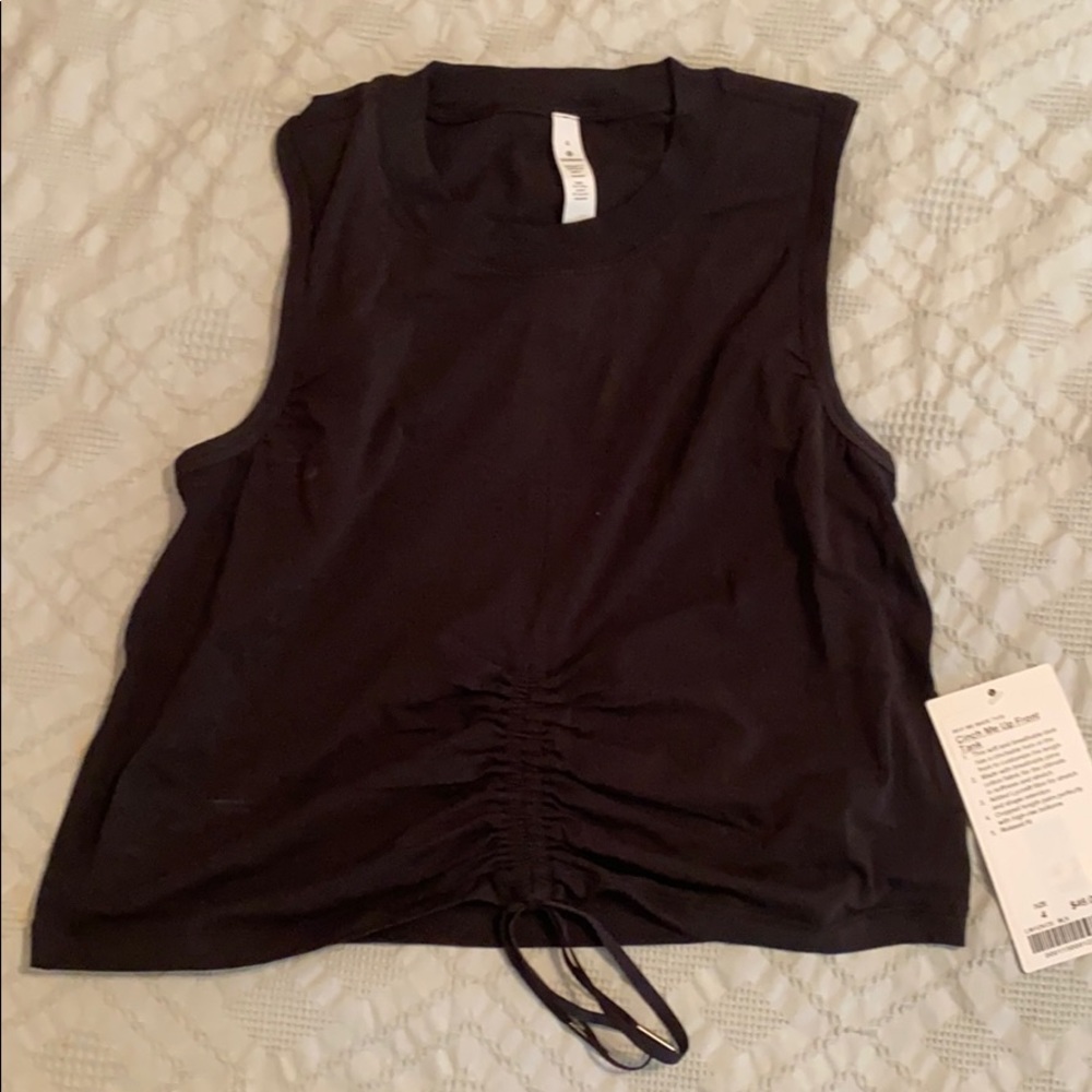 Lululemon cinch me up front tank size 4